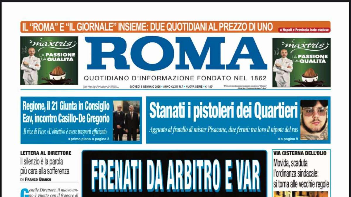 Il Roma: "Frenati da arbitro e VAR"