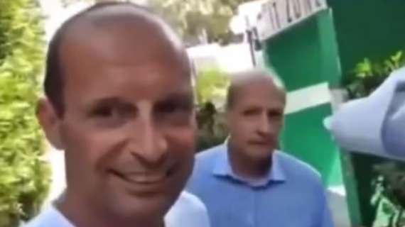 VIDEO – “Mister complimenti per lo scudetto, ah non è Spalletti…”, la reazione di Allegri è divertente