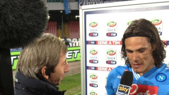 FOTO - Cavani a Sky Sport, ecco il Matador nel post-gara