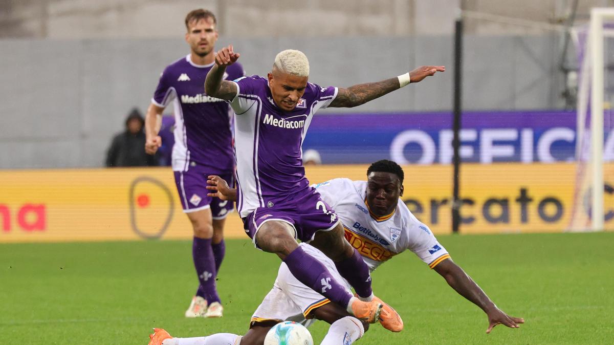 Il Lecce fa un punto importante, la Fiorentina è quasi salva: 1-1 al Via del Mare