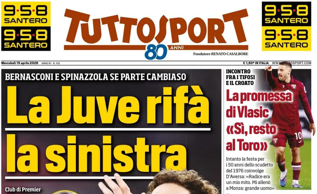 La Juve rifà la sinistra, Tuttosport: "Ipotesi Spinazzola"