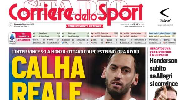 PRIMA PAGINA - Corriere dello Sport: "Napoli, che cuore!"