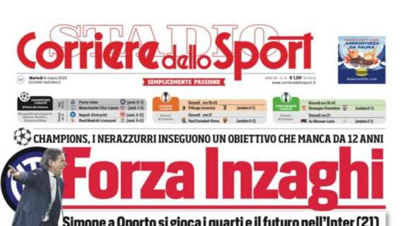 PRIMA PAGINA – Corriere dello Sport: “Asso Lobotka: ‘Grazie Lucio, ti devo tutto’”