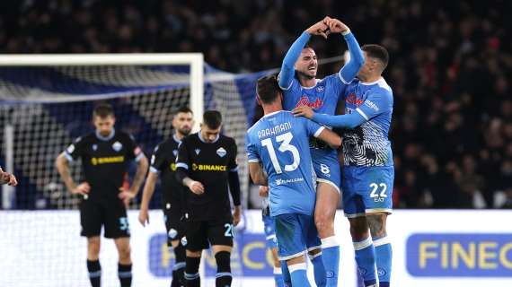 L'illusione di Fabian, Kvara spacca-tutto, la magia di Mertens: il meglio di Lazio-Napoli