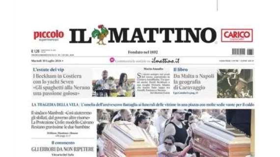 Il Mattino: "Così Conte ha riacceso l'entusiasmo azzurro"