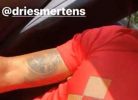 VIDEO - Malcuit si prepara per l'allenamento, stories dedicata a Mertens