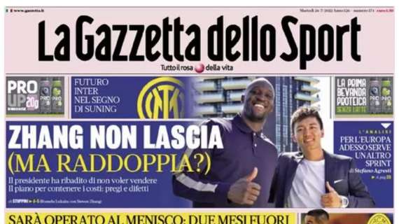 PRIMA PAGINA - Gazzetta: "Pogba stop. Infortunio per il francese"