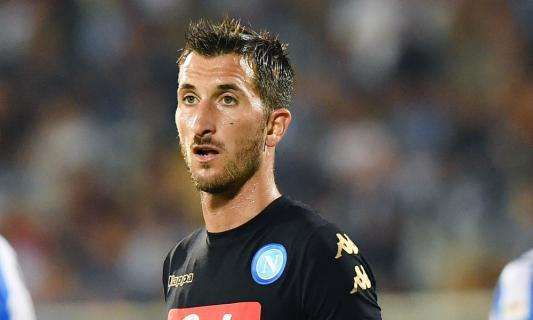 Il Napoli saluta Valdifiori: "Grazie Mirko per quanto fatto in maglia azzurra!"
