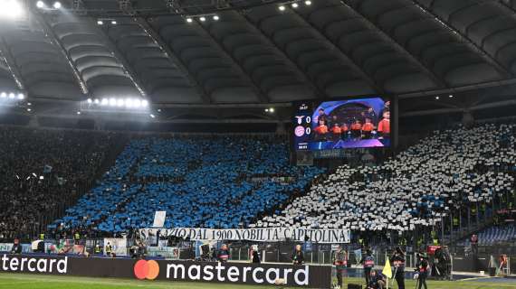 Lazio-Napoli, grande spinta all'Olimpico per il sogno Champions: il dato sugli spettatori 