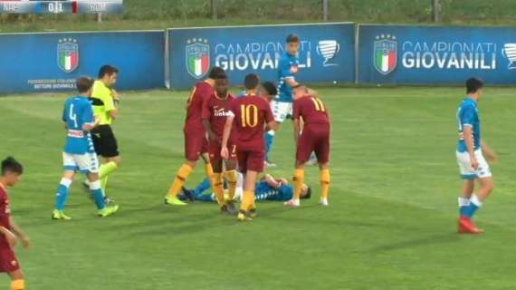 RILEGGI LIVE - Under 15, Napoli-Roma 0-2 (6', 12' Pagano): il sogno Scudetto si ferma in semifinale!