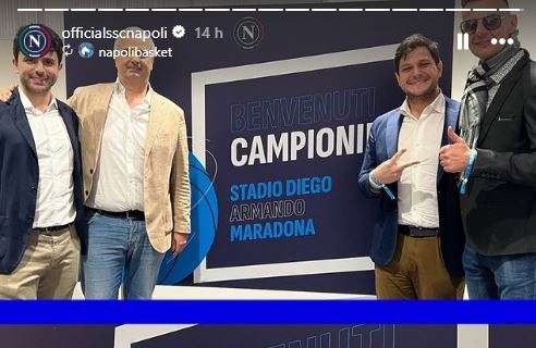 Ge-Vi Napoli Basket ospite al Maradona: arriva il ringraziamento social