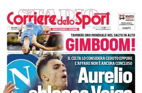 PRIMA PAGINA – CdS Campania: “Aurelio sblocca Veiga”