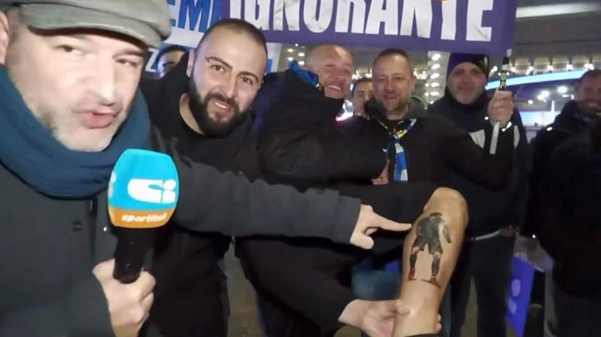 Incredibile a Sportitalia: l’esultanza antisportiva di Bastoni diventa un tatuaggio