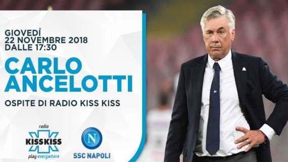 RILEGGI LIVE - Ancelotti a KK: "Voglio restare tanto a Napoli! Cavani? Sì, mi piacerebbe allenarlo! Razzismo? Se ricapita ci fermeremo! Su ADL, VAR e scudetto..."