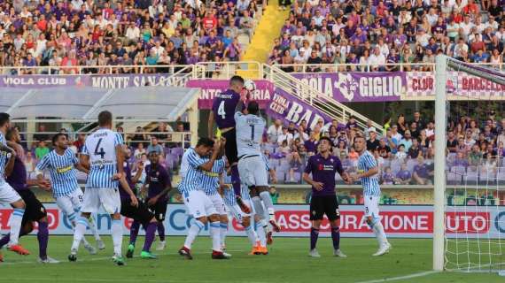 Fiorentina-SPAL, concluso il primo tempo: viola in vantaggio, 2-0 all'intervallo
