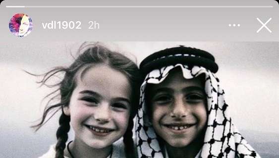 FOTO - Bombe a Gaza, Valentina De Laurentiis: "Come sarebbe, se i bambini governassero il mondo"
