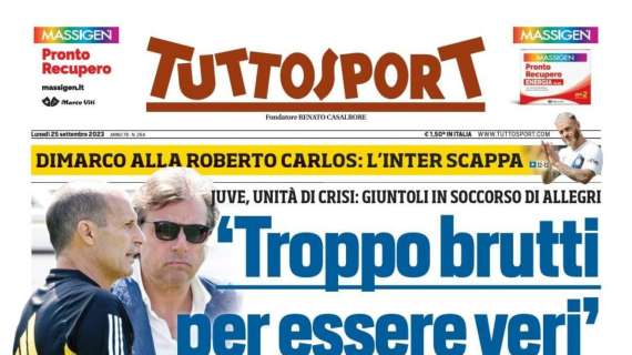 PRIMA PAGINA - Tuttosport: "Polveriera Napoli, Osi contro Garcia"