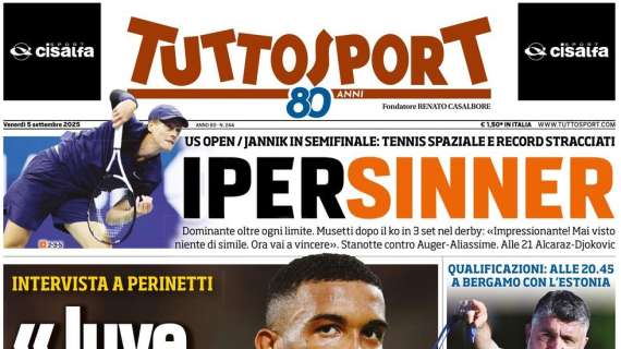 Tuttosport: "Italia, Ringhio Mondiale. Torino in leasing"