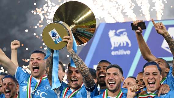 Napoli campione con 82 punti: quota Scudetto più bassa di sempre (al pari di altre due)