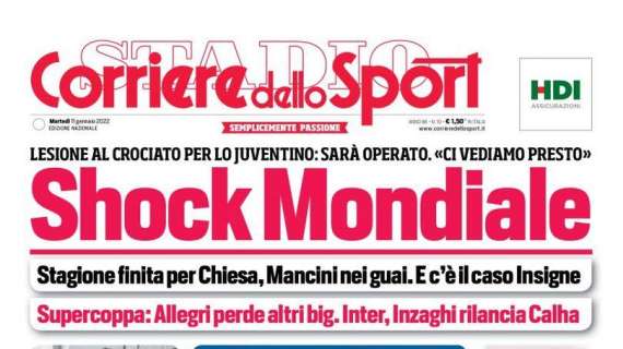 PRIMA PAGINA - Corriere dello Sport: “Osimhen, è il giorno della verità”