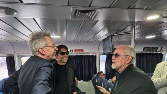 ADL e Manfredi in aliscafo con Conte: lo scatto