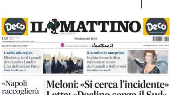 PRIMA PAGINA - Il Mattino: "Fantanapoli"