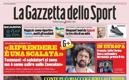 PRIMA PAGINA - Gazzetta: "Icardi, Perisic e Nainggolan possono tornare all'Inter"