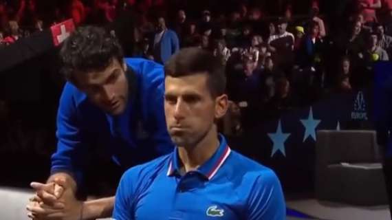 “Un po’ di cazzimma napoletana!”, Berrettini incita così Djokovic alla Laver Cup