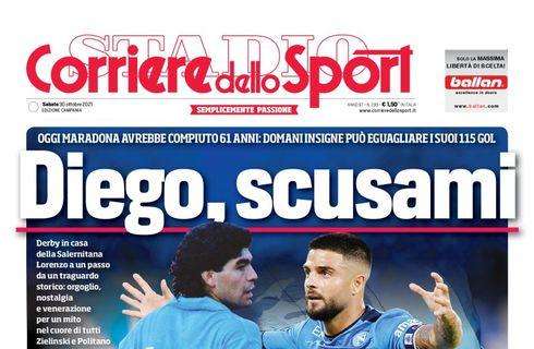 PRIMA PAGINA - Cds Campania: “Diego, scusami”