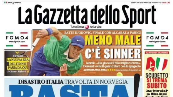 Disastro Italia, Gazzetta dello Sport: "Basta! Spalletti sotto accusa"
