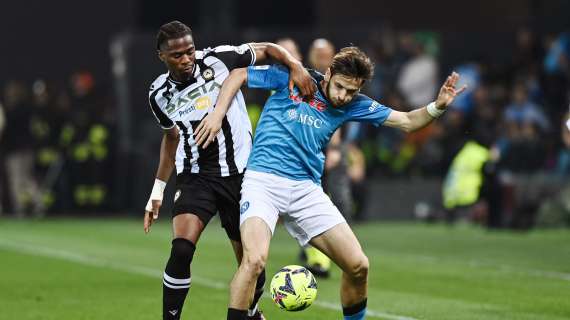 Udinese, Ehizibue dopo l’1-1 col Napoli: “Punto importante per noi, siamo forti”