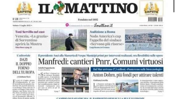Il Mattino: "Napoli-Osimhen, ritorno di fiamma"