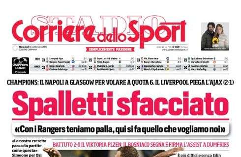 PRIMA PAGINA - CdS Campania: ”Spalletti sfacciato"