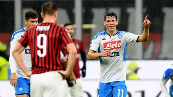 Milan-Napoli 1-1, le pagelle: aggrappati a Lozano, imprecisi gli altri attaccanti, Allan fondamentale