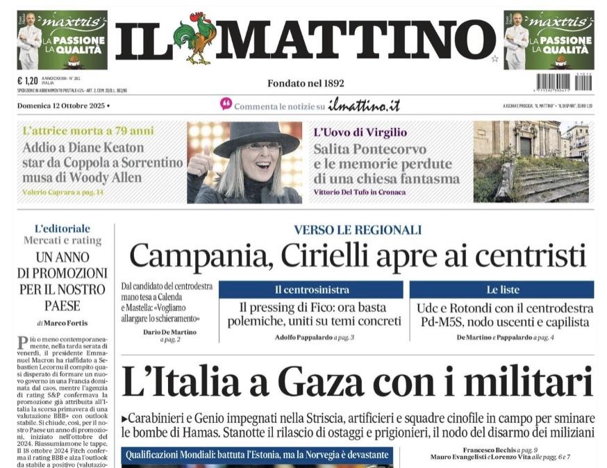 Il Mattino: "Vai col Ringhio"