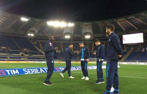FOTO  - Cresce l'attesa per Lazio-Napoli, gli azzurri sono giunti all'Olimpico 