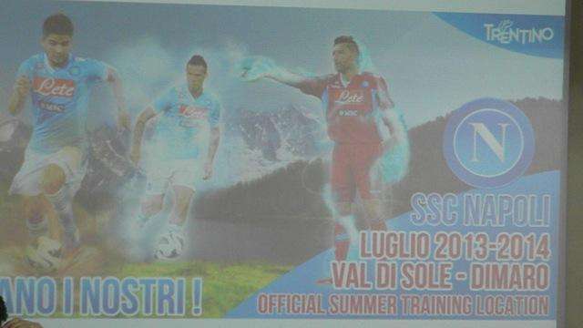 Gregori, rappr. Trentino: "Ecco il programma del ritiro estivo del Napoli"