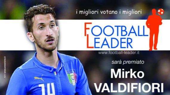 Il Premio Football Leader a Mirko Valdifiori. Alle 15 il giocatore premiato a Pompei