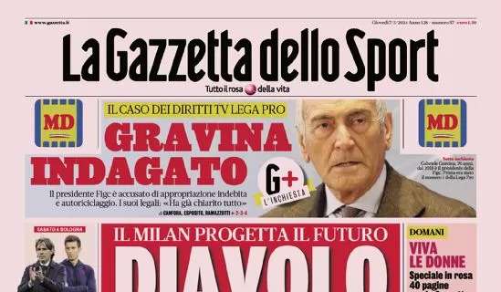 PRIMA PAGINA - Gazzetta: "Inzaghi-Motta: cosa inventano i tecnici di moda"