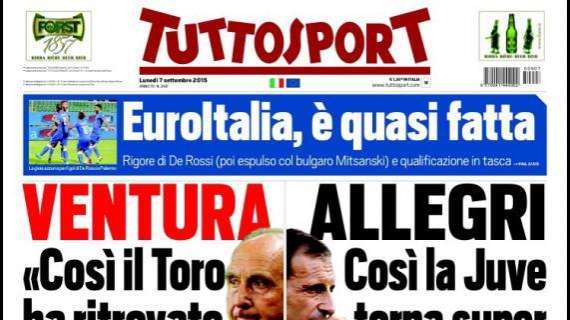 Prima Pagina Tuttosport Allegri Così La Juve Torna Super In 4 Mosse