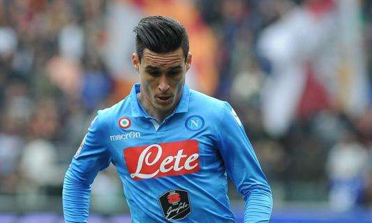 FOTO - SSC Napoli elogia Callejon: "Cento presenze in azzurro, complimenti Calleti!"