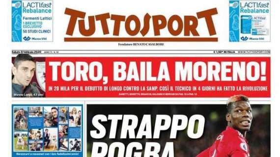 PRIMA PAGINA - Tuttosport: "Lo United scarica Pogba, Paratici stringe i tempi"