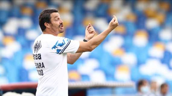 Pescara, Oddo: "Restiamo umili, dobbiamo ammettere che il Napoli non ha giocato al 100%"
