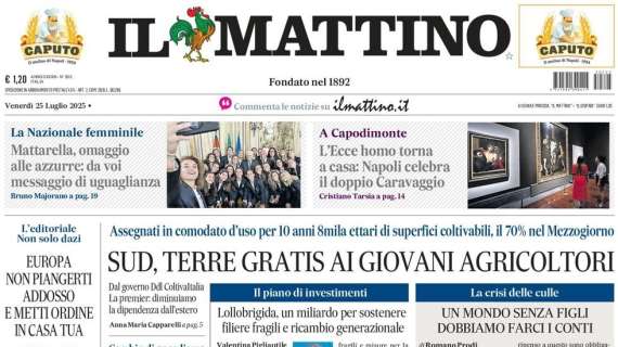 Il Mattino: "Conte ai tifosi: ora servono pazienza e umiltà"