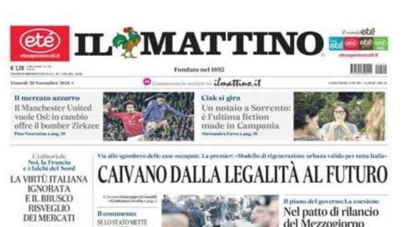 Il Mattino: "Il Manchester United vuole Osi: in cambio offre il bomber Zirkzee”