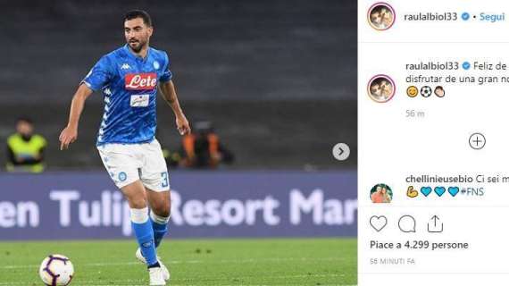 FOTO - Albiol sui social: "Felice di tornare a godere di una gran notte di calcio!"