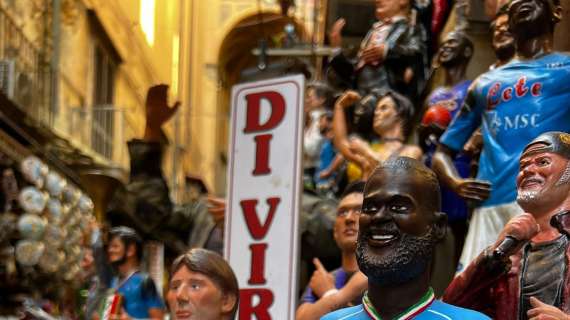 Lukaku è già a Napoli…sul presepe: statuetta a San Gregorio Armeno