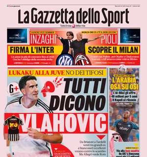 PRIMA PAGINA - Gazzetta: "L'Arabia osa su Osi, ma il Napoli rilancia"