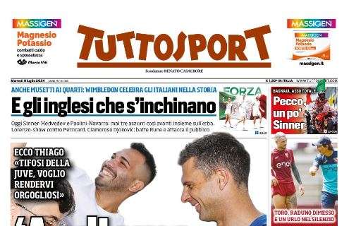 Tuttosport: "Thiago Motta: Juve, andiamo a divertirci"