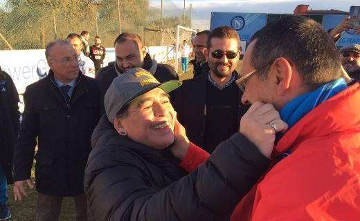 Maradona: "Sarri sta facendo un gran lavoro, ho grande rispetto per lui. Su Milik..."